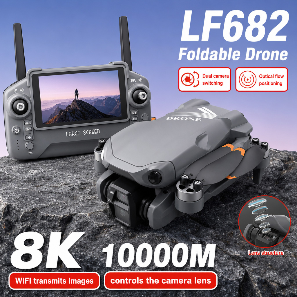 Drone Mapping - Drone Aereo LF682 con Doppia Fotocamera