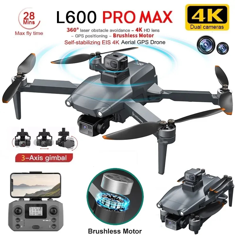 Drone Mapping - L600 PRO MAX GPS Drone Professionale