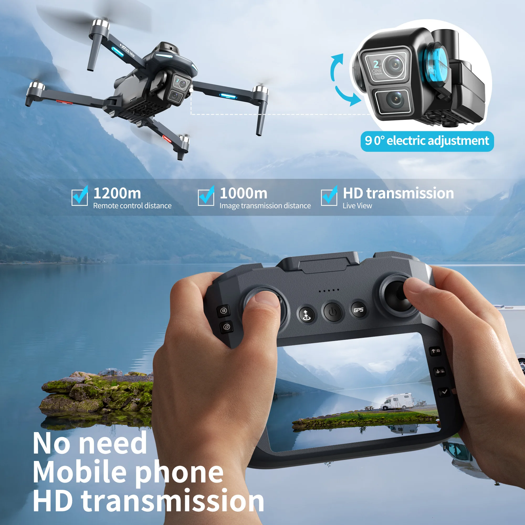 Drone Professionale Lenovo XT6 - Drone Multispectral recensione e prezzo