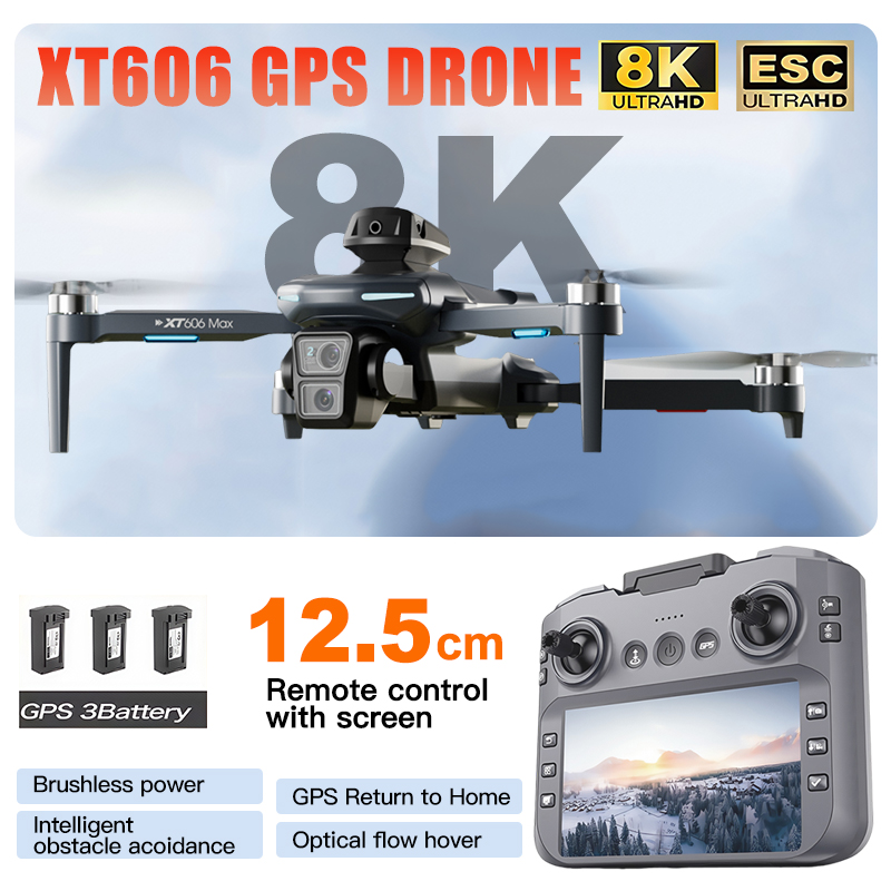 Drone XT606 MAX 3 con Batteria - Drone Thermal Imaging recensione e prezzo