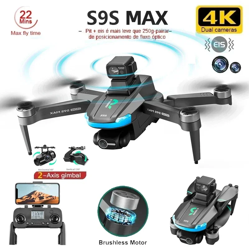 NUOVO S9S MAX MINI Drone 4K 2  - Drone Mapping recensione e prezzo